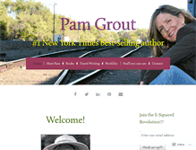 Tablet Screenshot of pamgrout.com